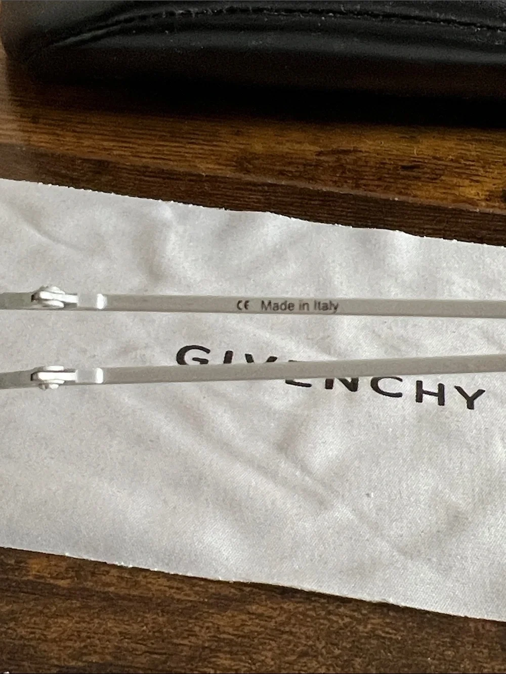 Givenchy Round Metal Sunglasses in Black and Silver